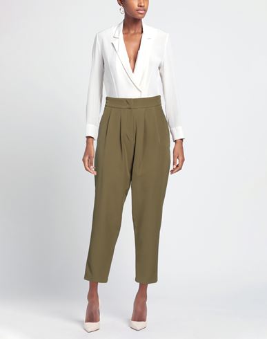 Woman Pants Military green