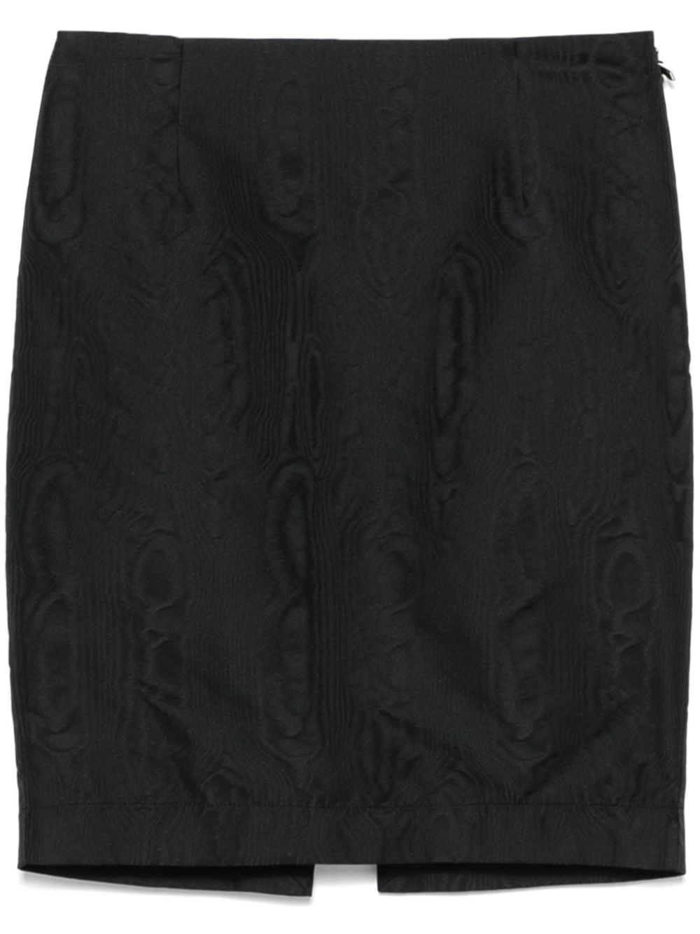 Jacquard mini skirt - Black