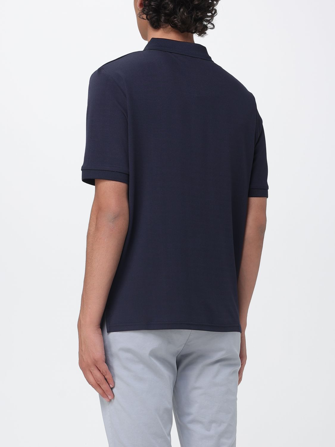 Polo Shirt Men color Blue