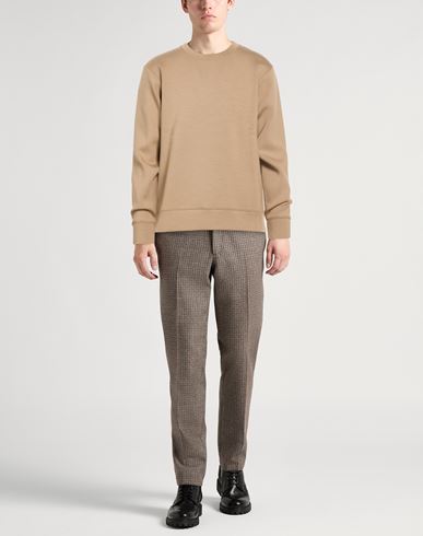 Man Sweatshirt Camel Size M Viscose, Elastane