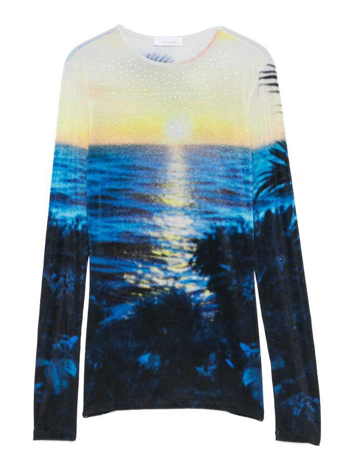 Tropical print t-shirt