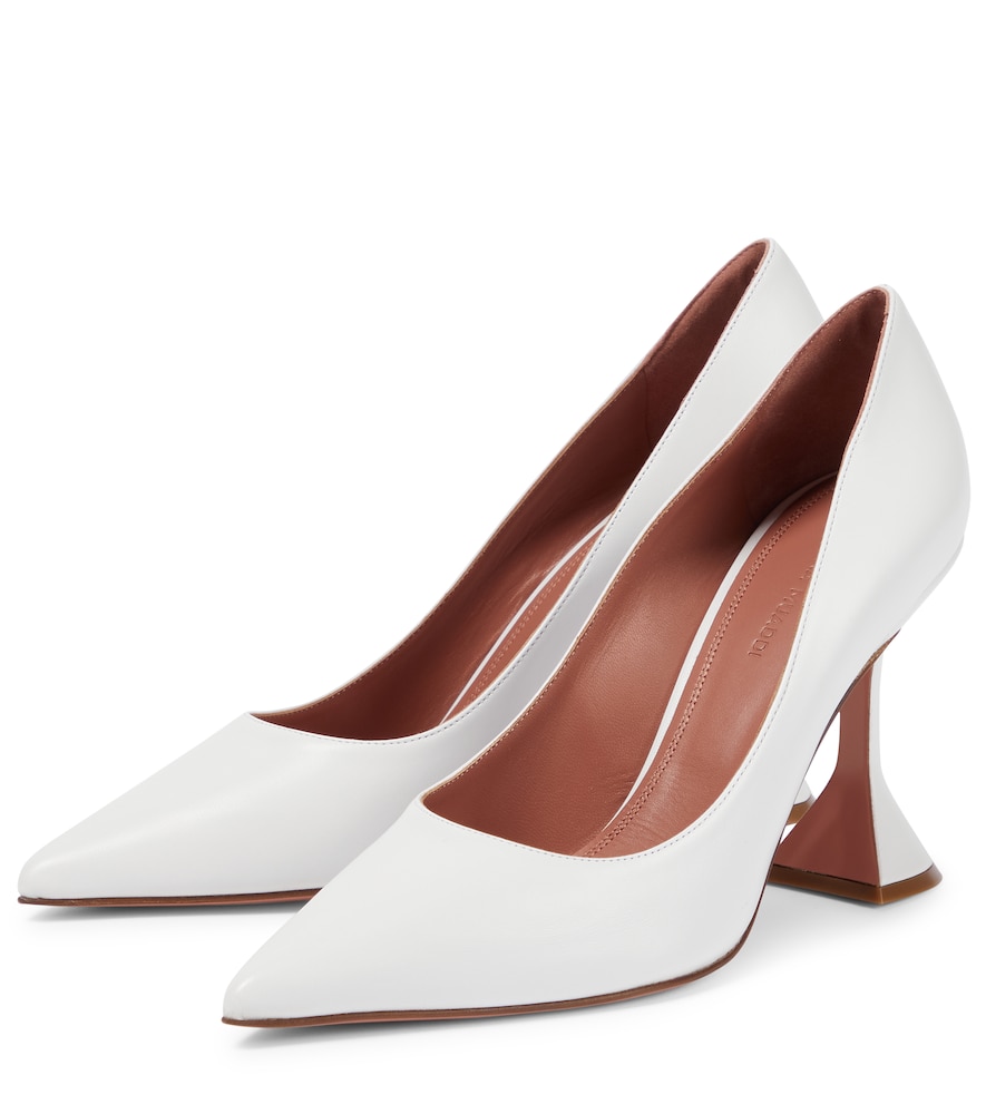 Ami leather pumps