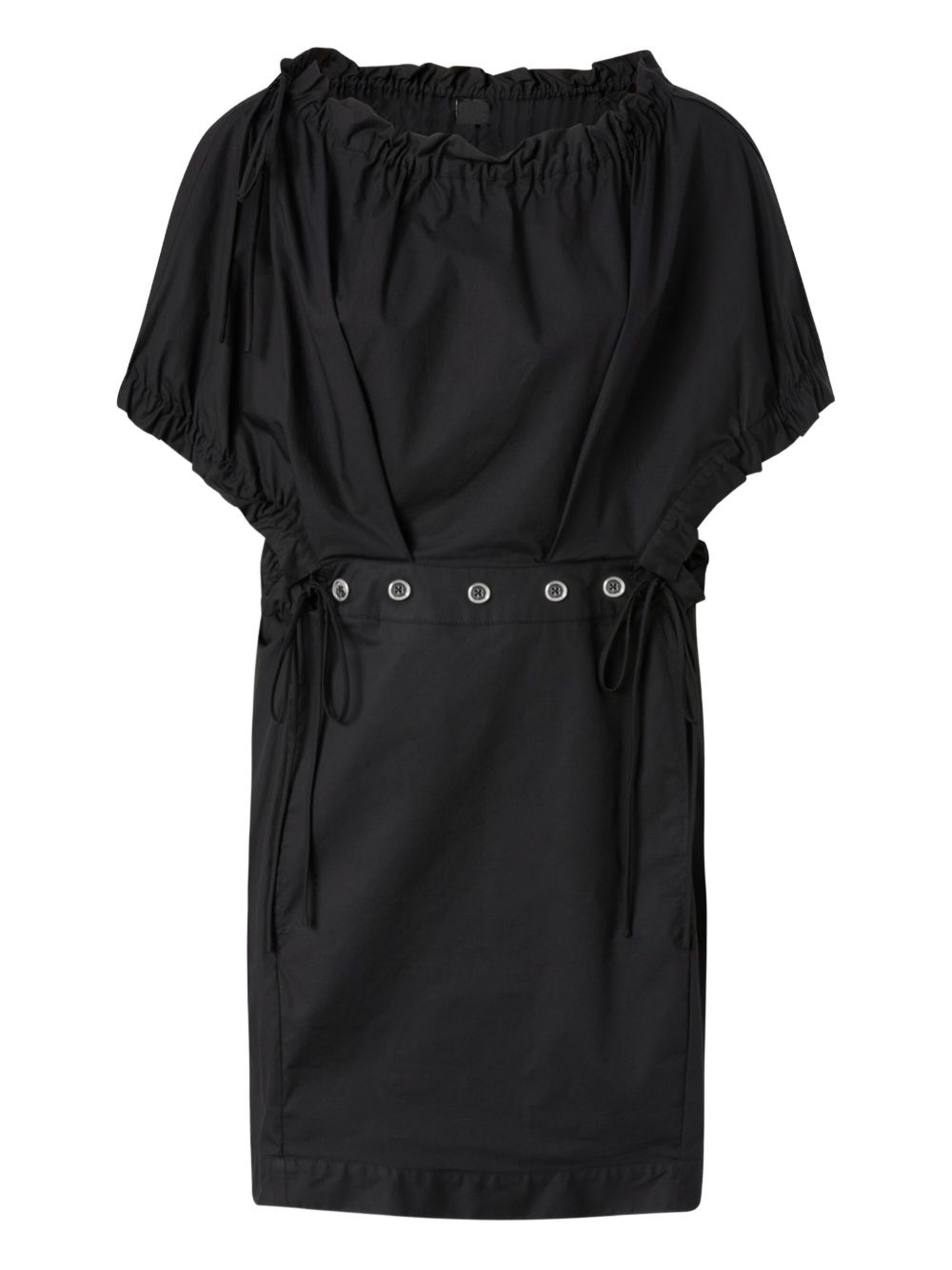 PINKO drawstring-detail minidress - Black