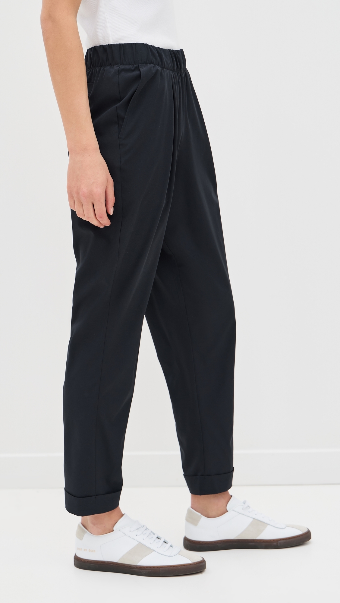 Varley Alana Slim Tapered Cuff Pants 27 Black