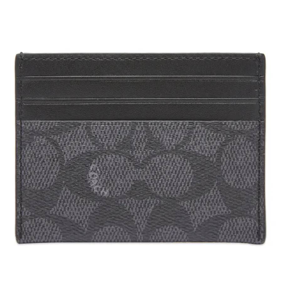 Card Case In Signature Canvas With Graphic