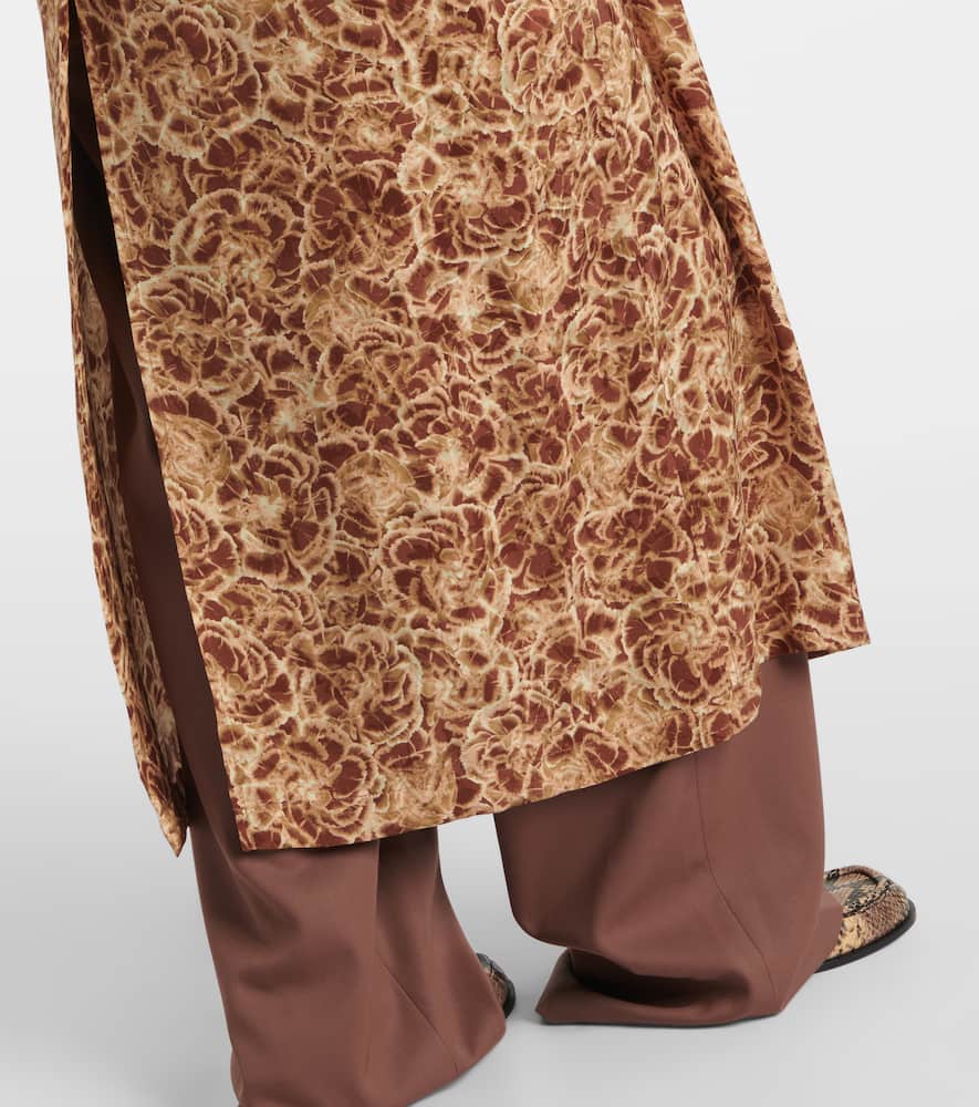 Leopard-print coat