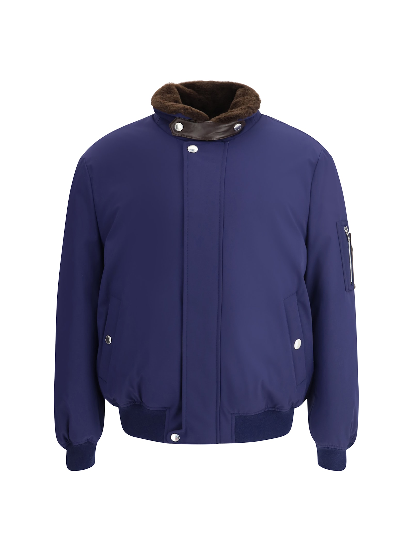 Down bomber jacket - Blue