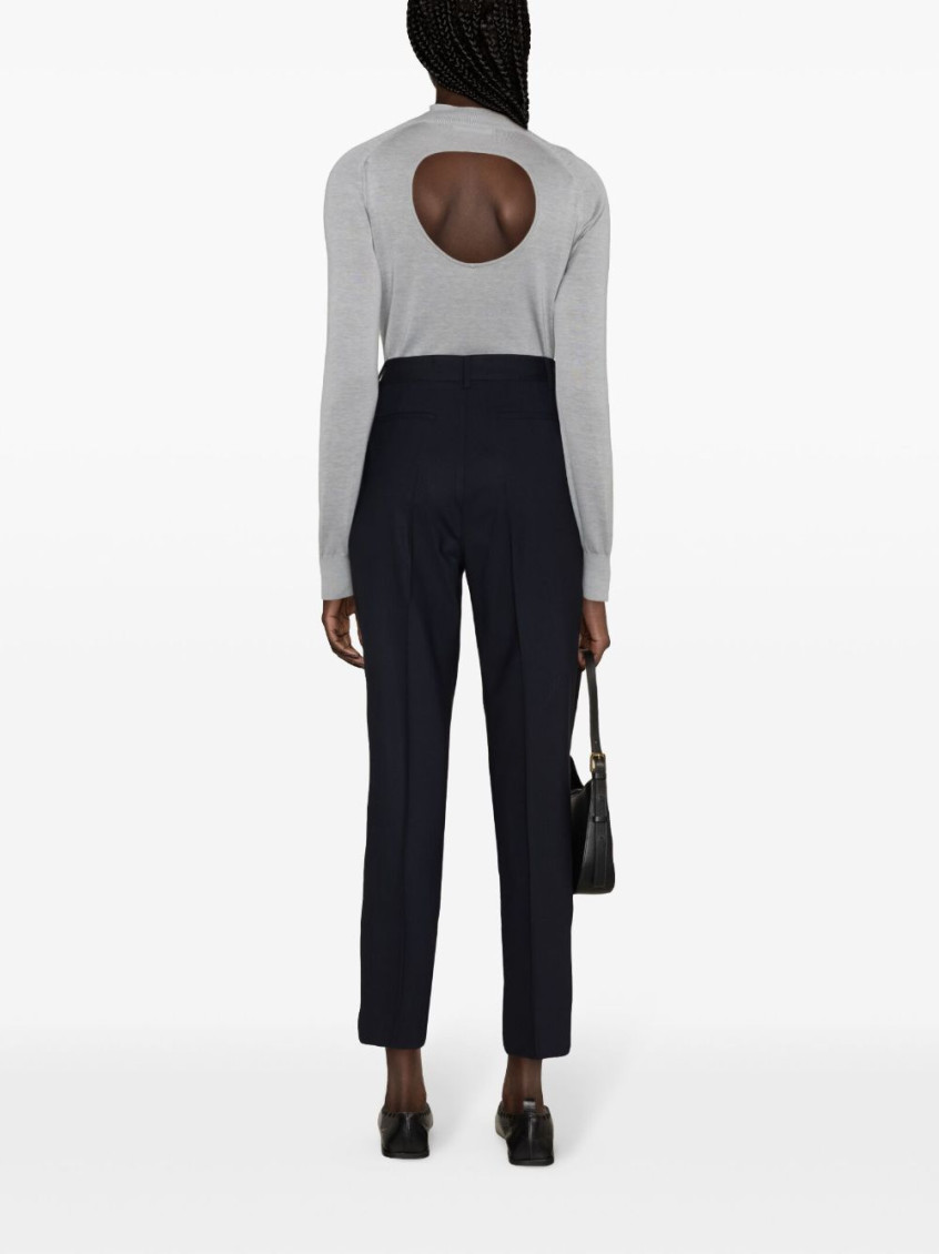 Navy Blue Slim Fit Pant