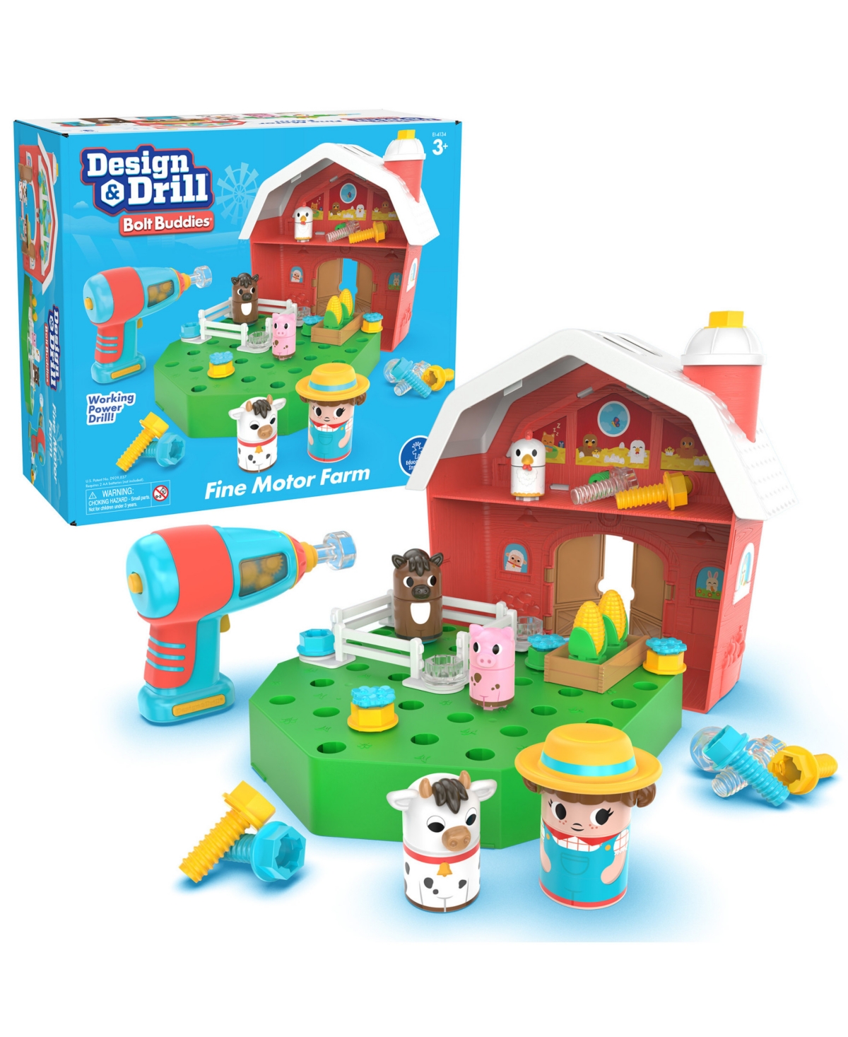 Design Drill Bolt Buddies Barn - Multi