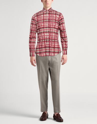Man Shirt Brick Size 15 ½ Cotton