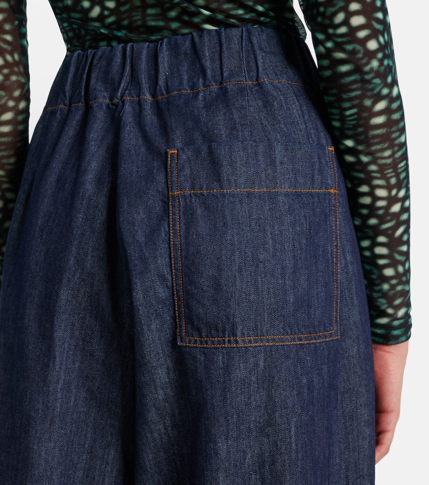 High-rise wide-leg jeans