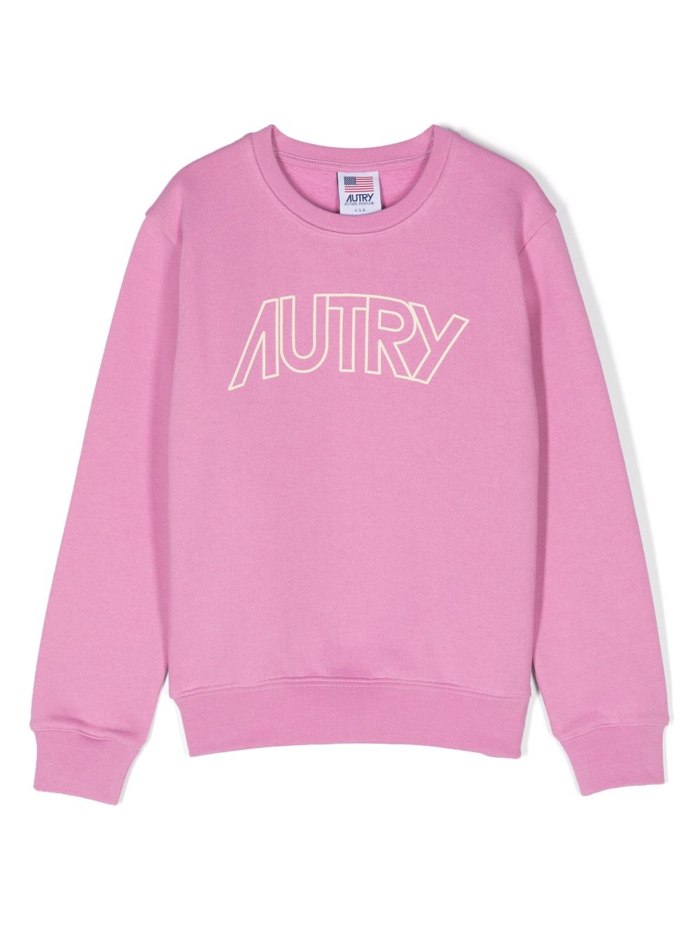 Logo-print cotton sweatshirt - White