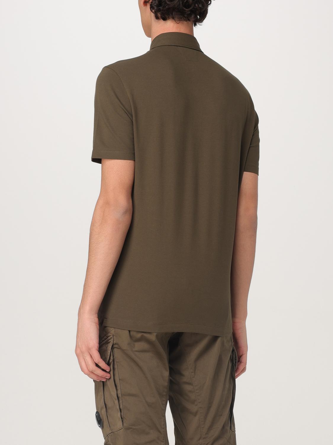 Polo Shirt Men color Green