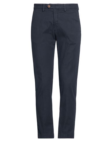 Man Pants Midnight blue Size 30 Cotton, Linen, Elastane