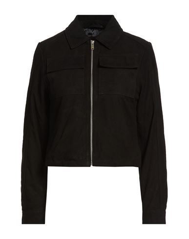 Sophia Zip Through Woman Jacket Black Size L Sheepskin