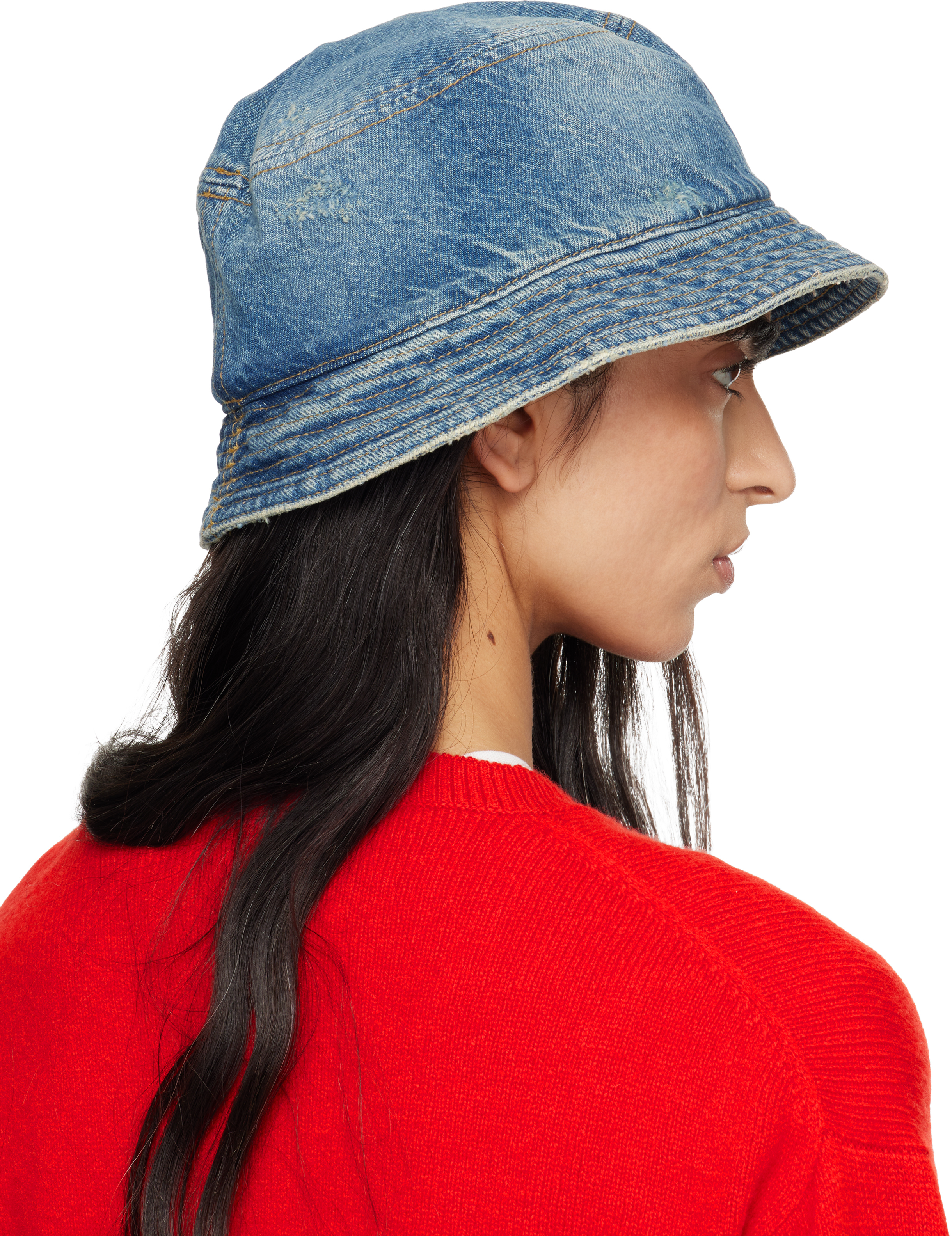 Blue Aden Bucket Hat
