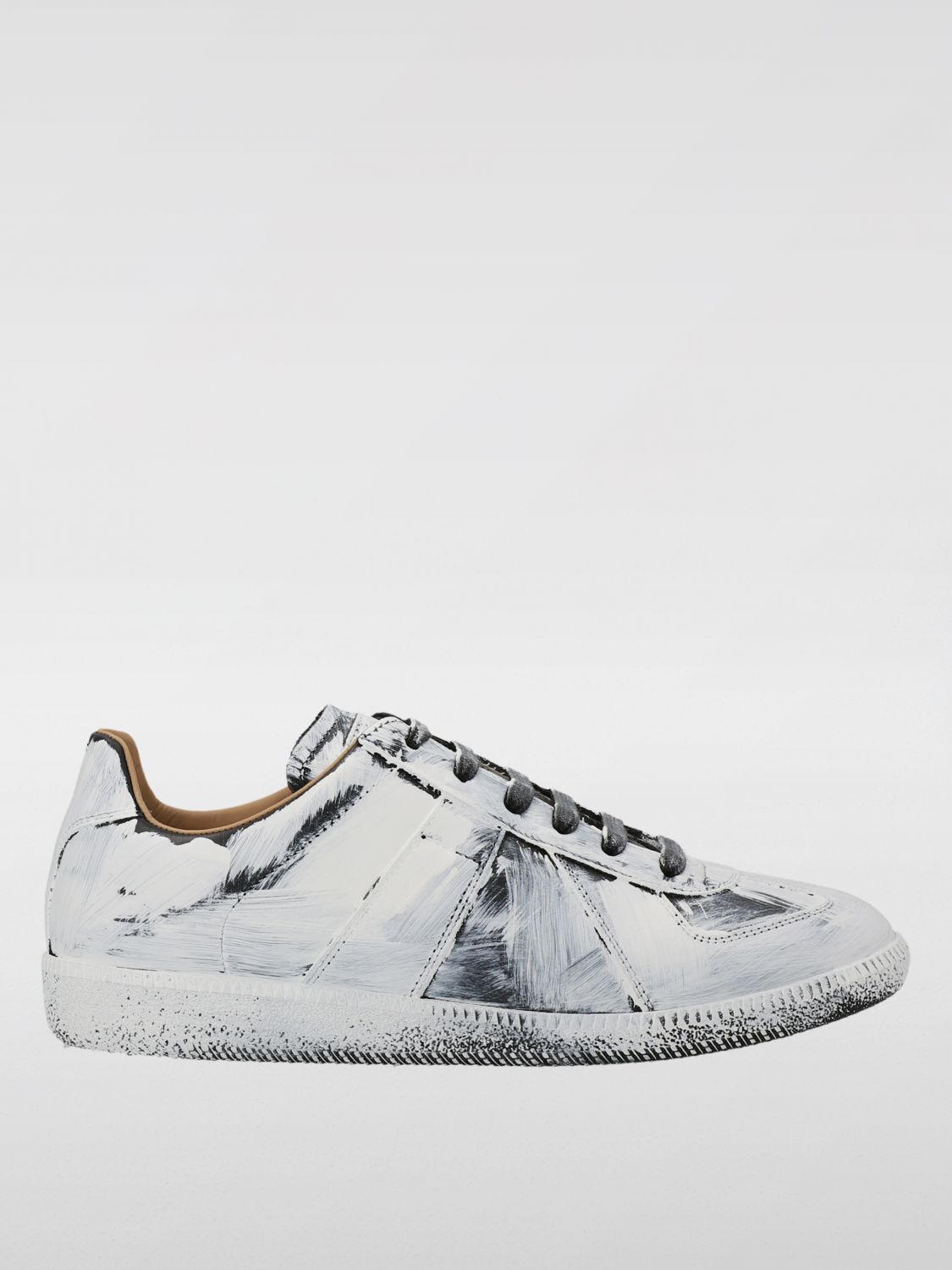 Replica painted sneakers - White