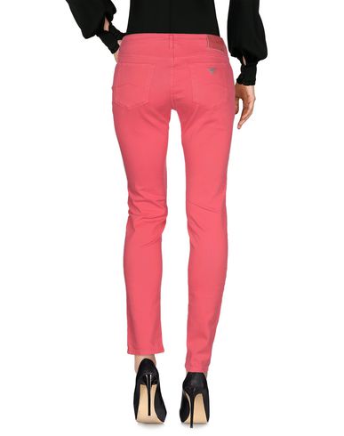 Woman Pants Coral Size 31 Cotton, Elastane