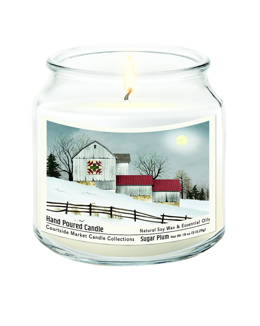 Quilted Barn Candle