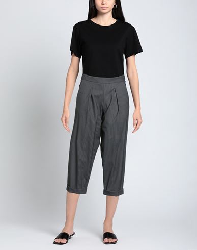 Woman Pants Grey Size 6 Polyester, Viscose, Elastane