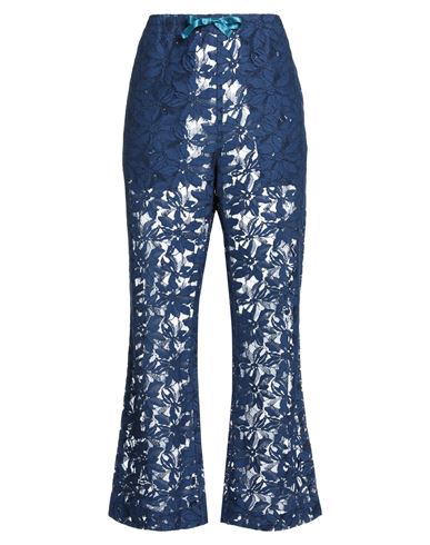 Woman Pants Navy blue