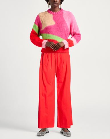 Momoní Woman Pants Red Size 4 Cotton