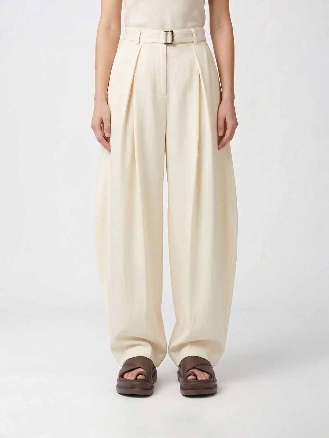 Pants Woman color White