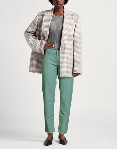 Jacob Cohёn Woman Pants Green Size 27 Cotton, Resin, Elastane