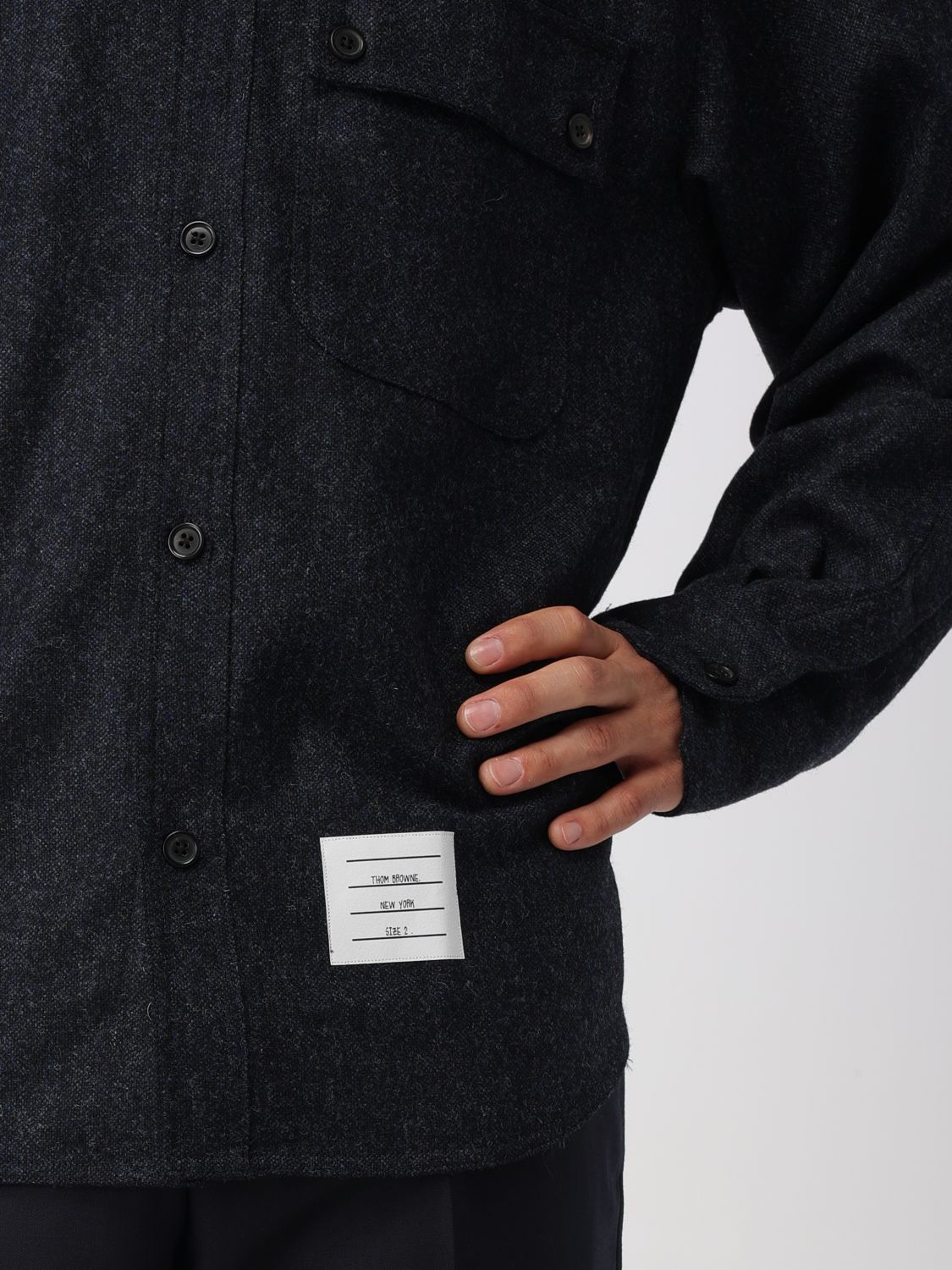 Tweed shirt - Blue