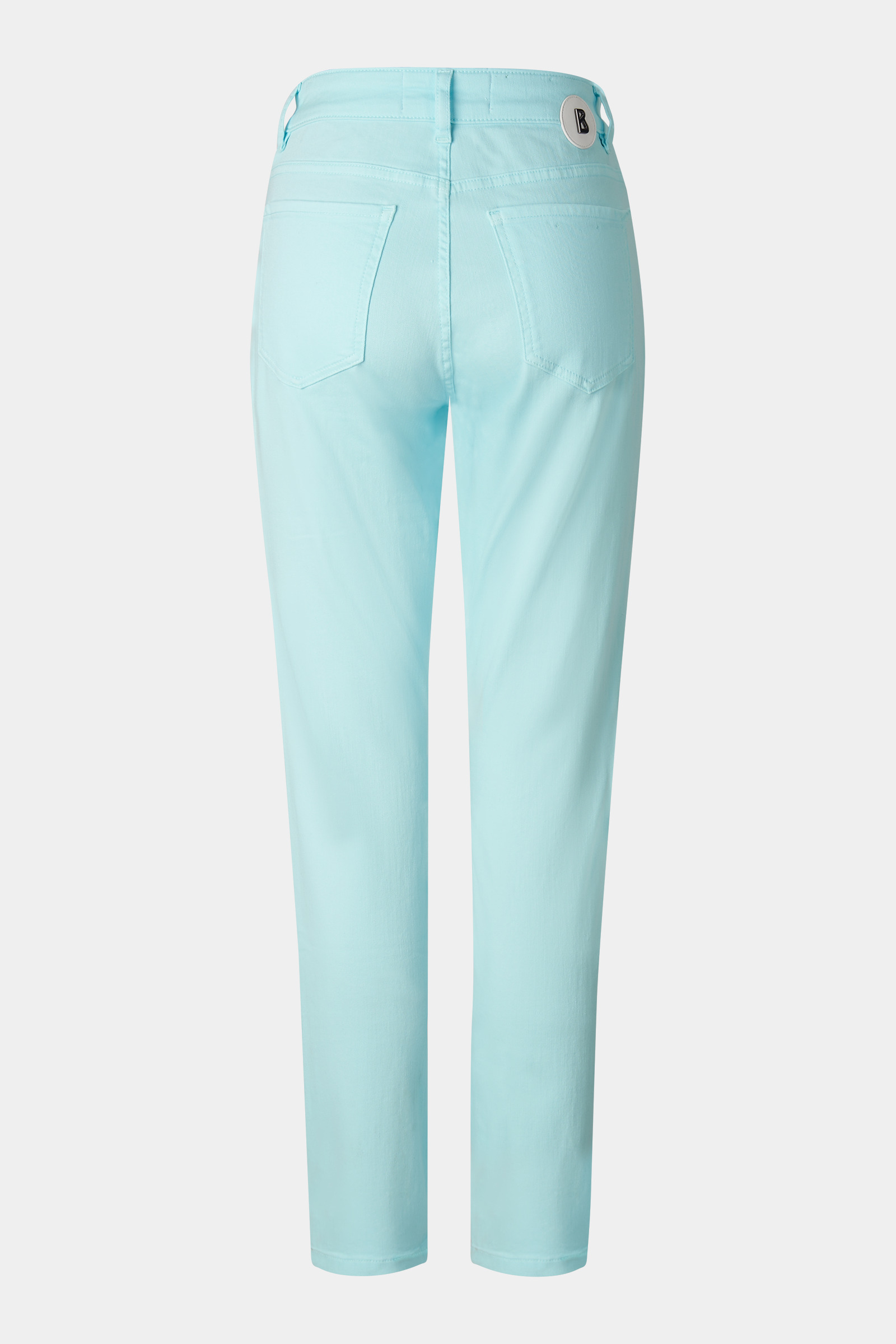 BOGNER 7/8 slim fit jeans Julie for women - Cyan-blue