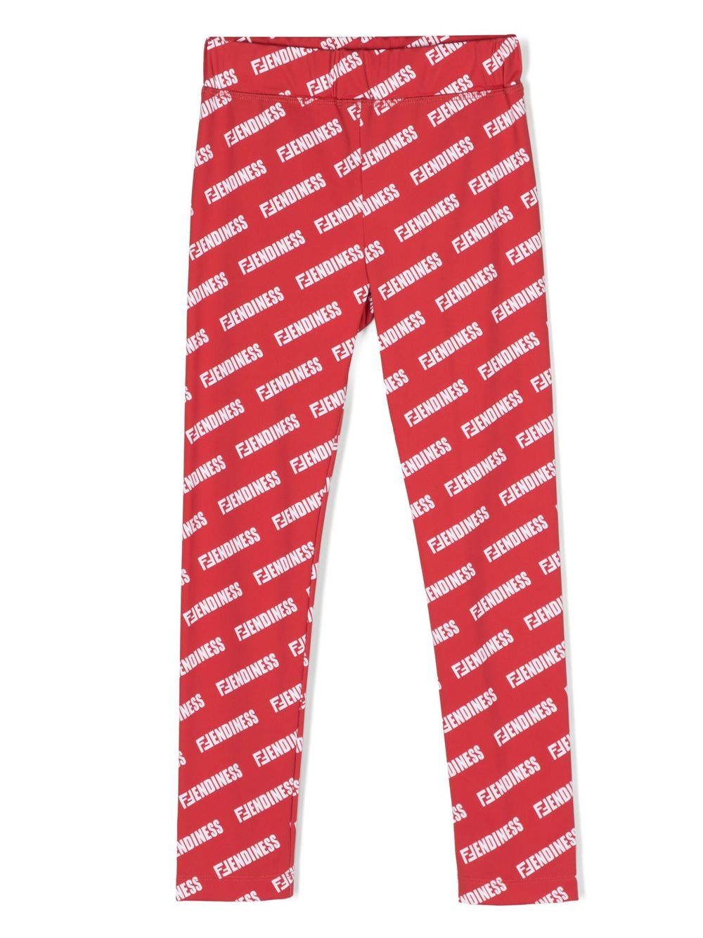 Logo-print leggings - Red