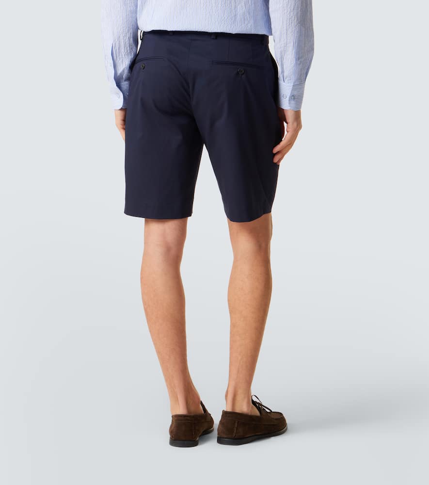 Cotton-blend shorts