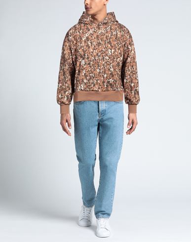 Garment Workshop Man Sweatshirt Camel Size XL Cotton
