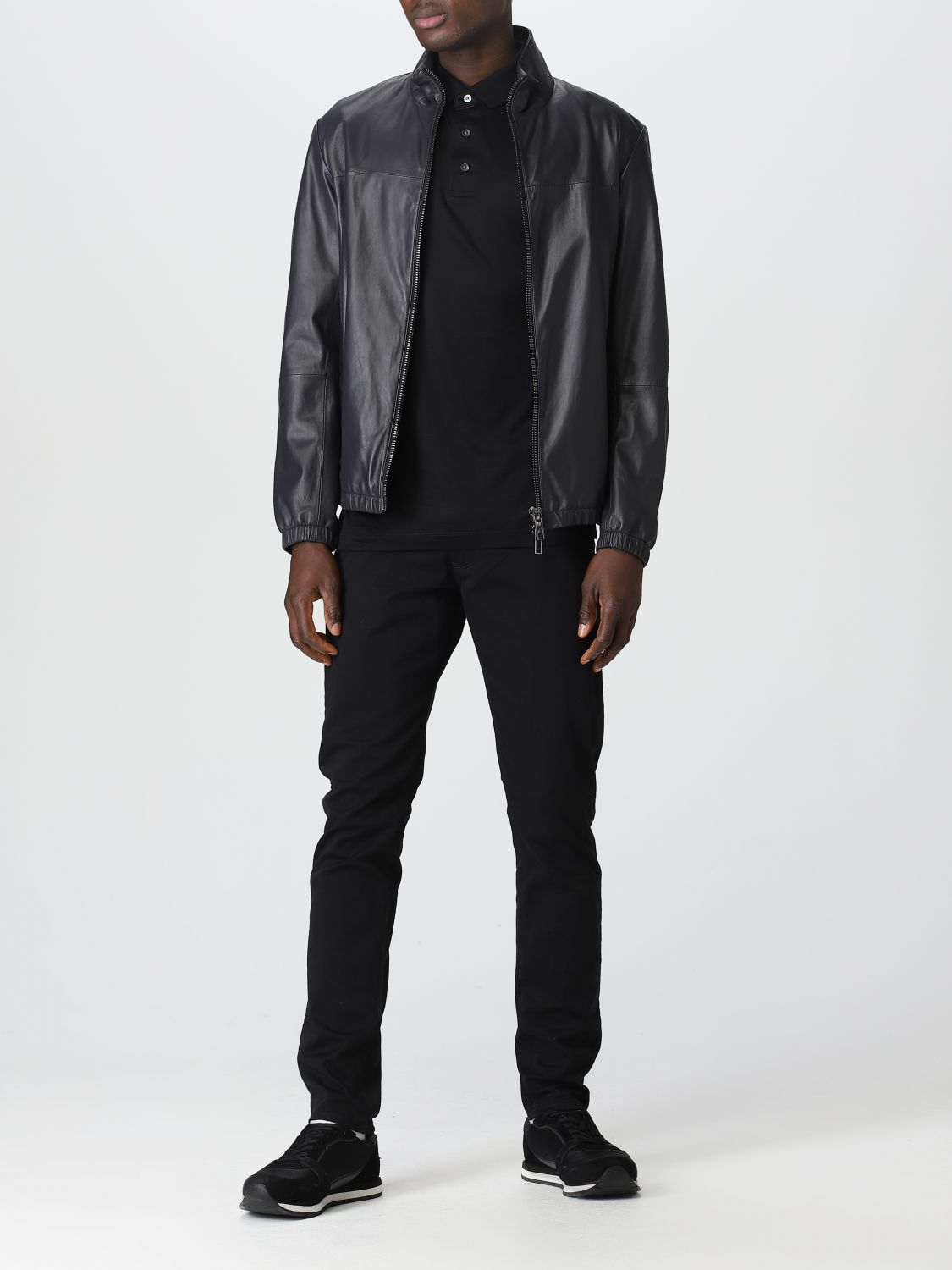 Polo Shirt Men color Black