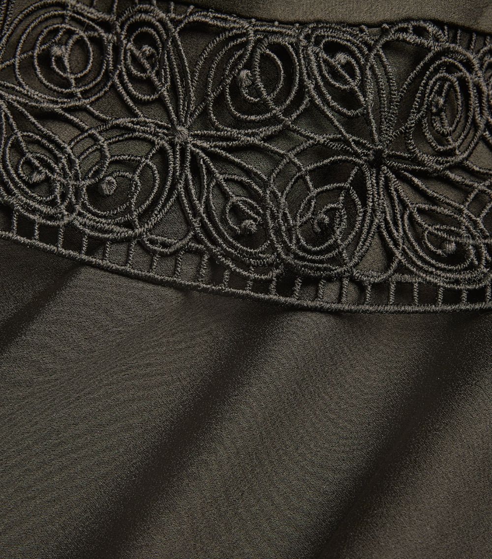 Lace-Trim Spirit Maxi Dress