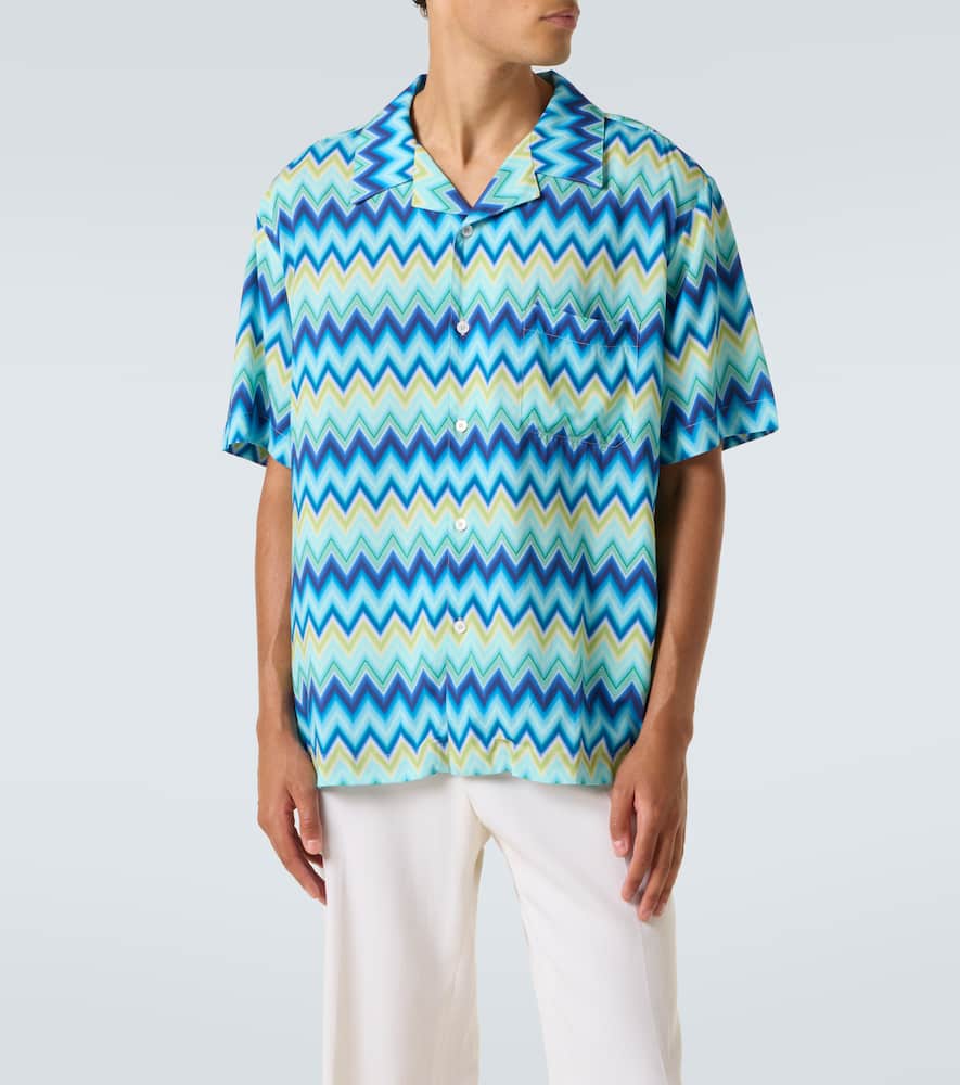 Zig Zag bowling shirt