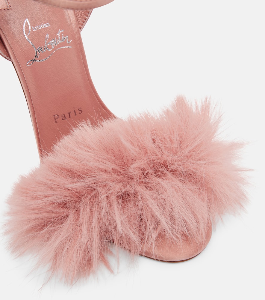 Patchoulina 100 crêpe satin sandals
