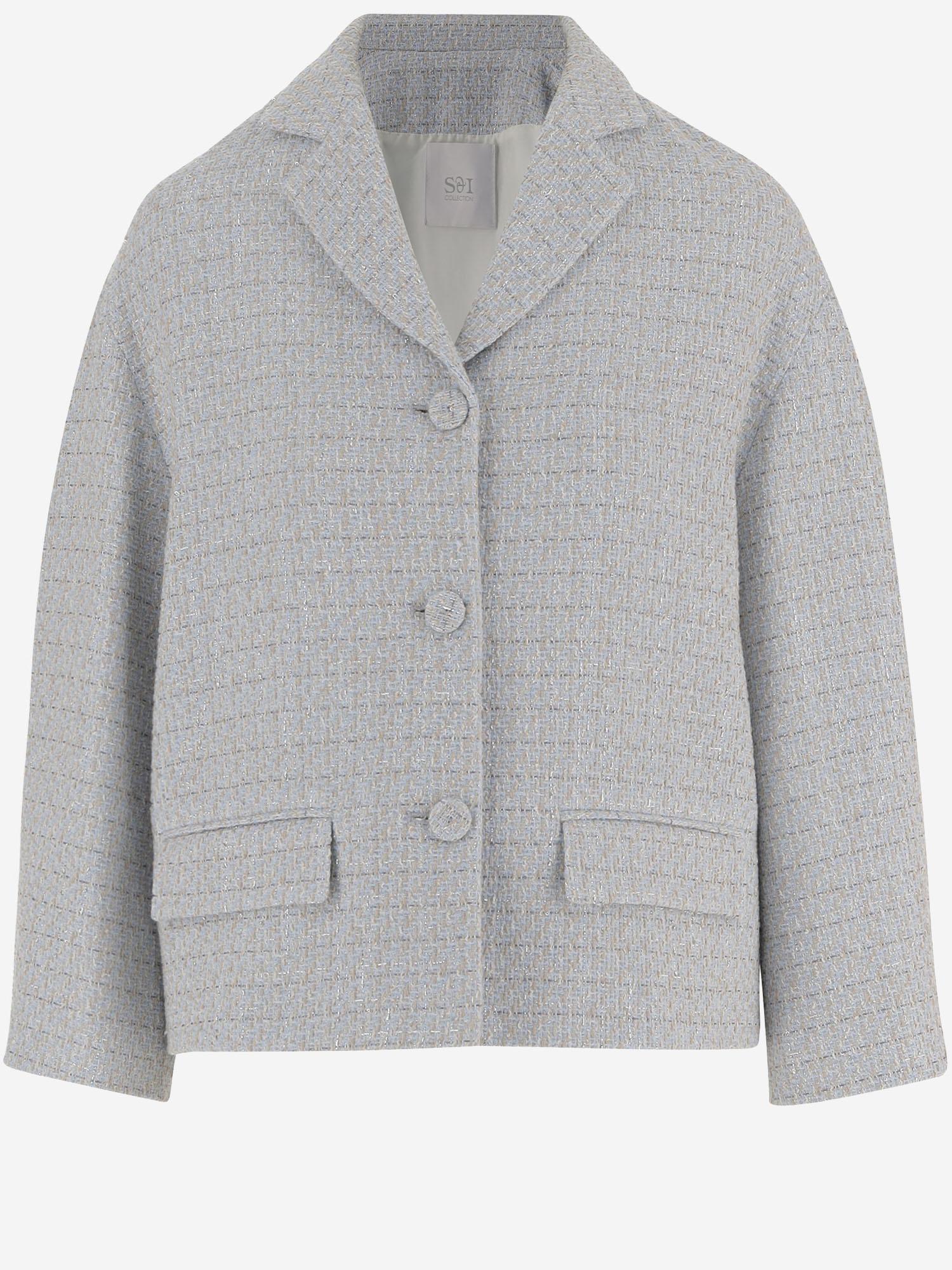 Cotton Blend Jacket — Gray