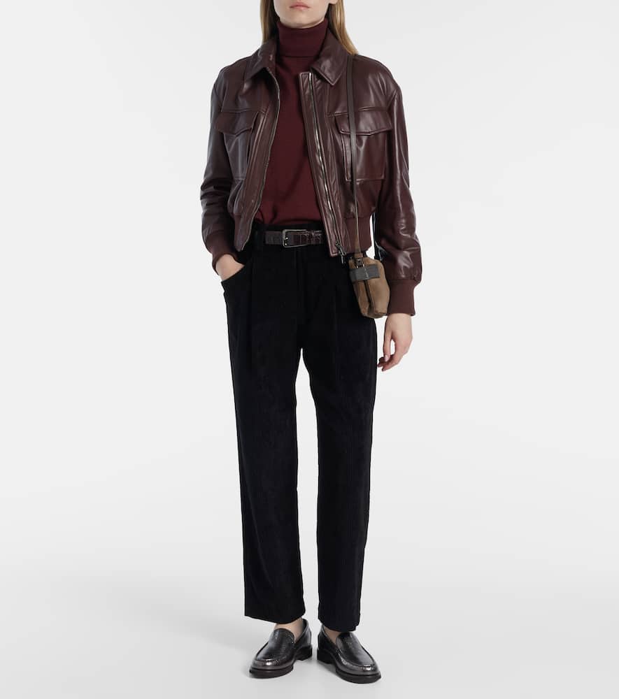 Cotton corduroy pants