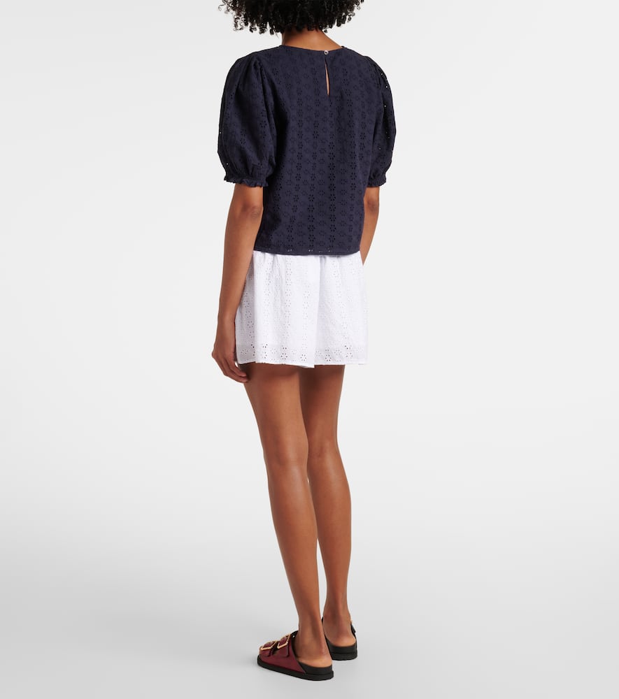 Dalyn embroidered cotton blouse