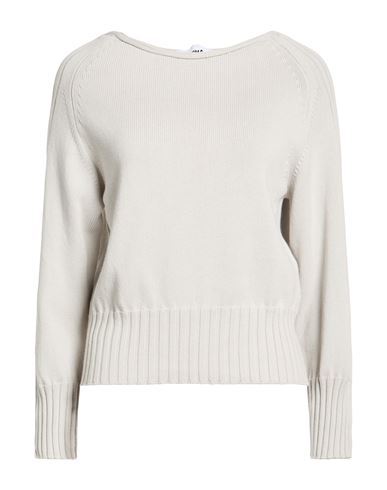 Woman Sweater Light grey Size 6 Cotton