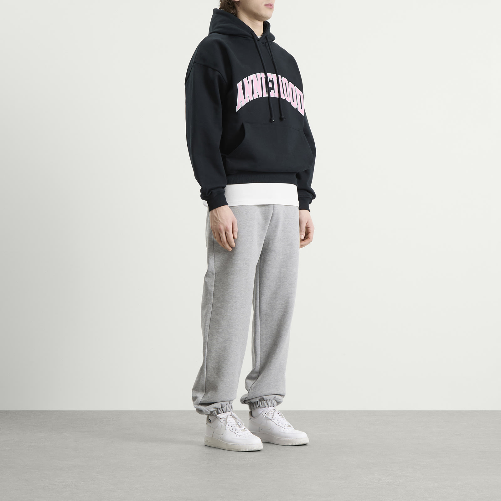 Men's College Arch Hoodie Navy