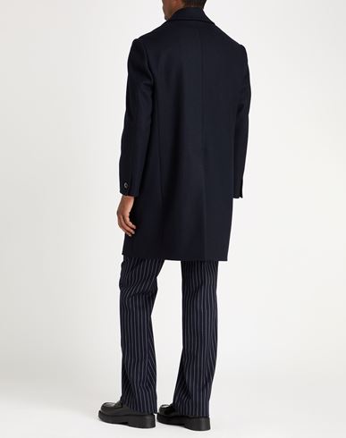 Man Coat Navy Size 36 Wool, Polyamide