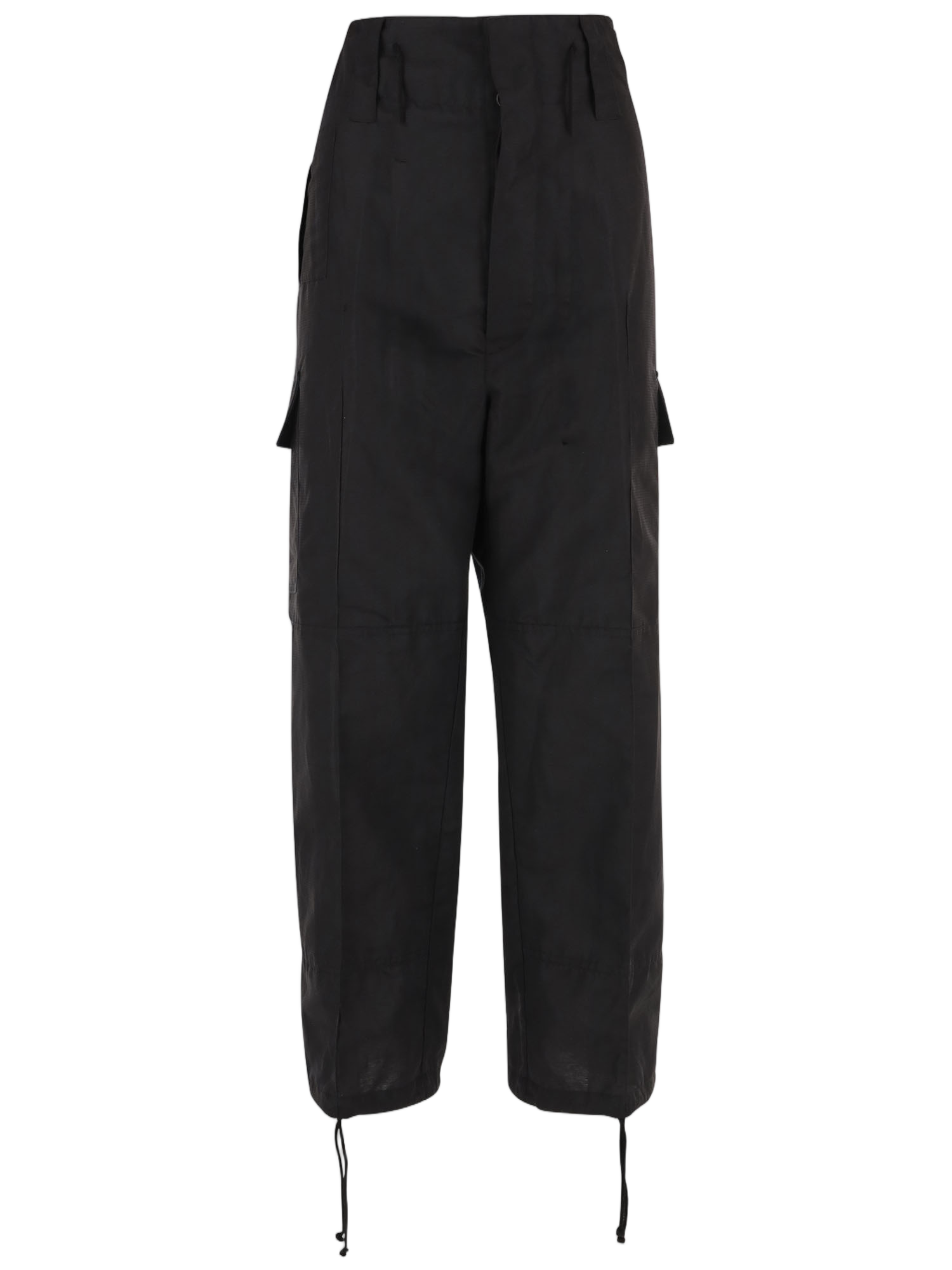 Oversized Linen-Blend Pants