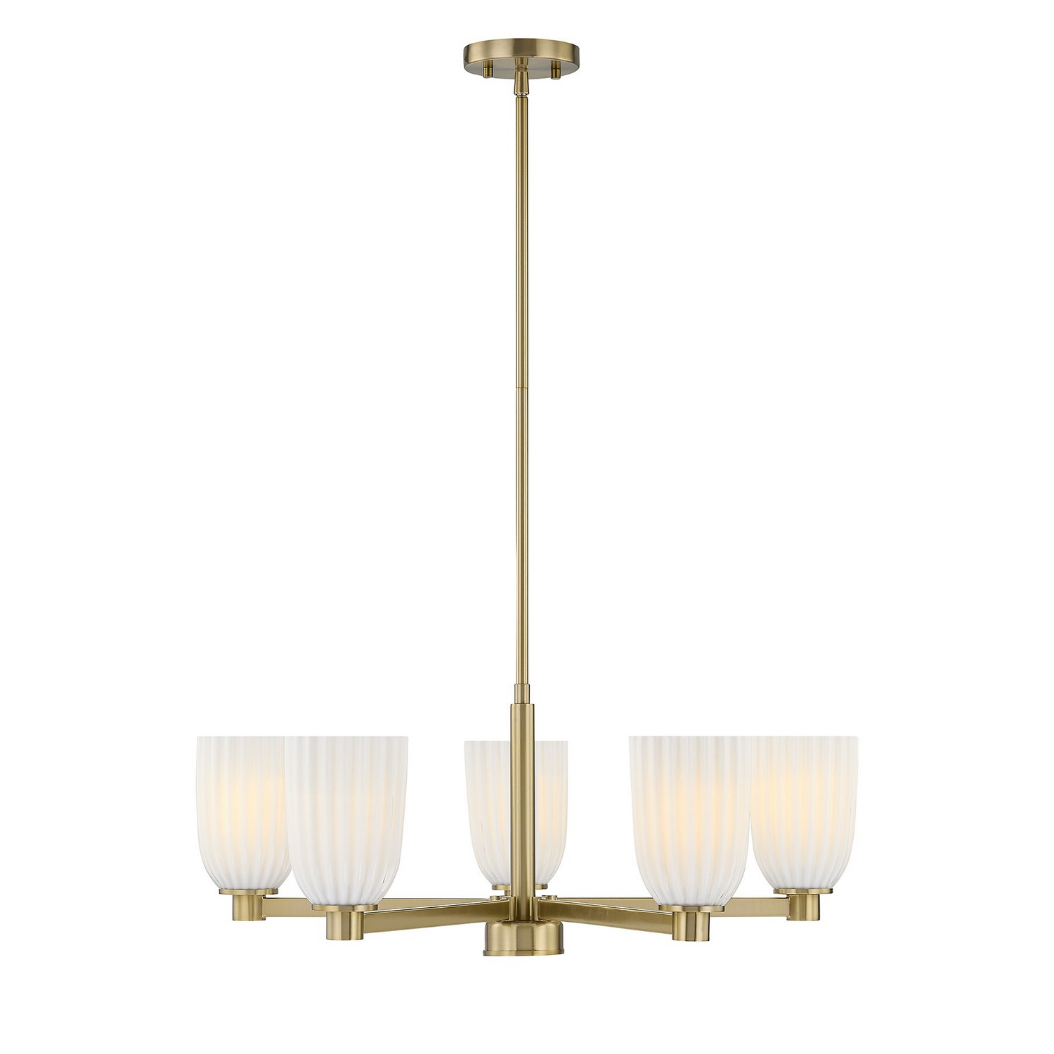 Baldwin 5-Light Chandelier in Noble Bra