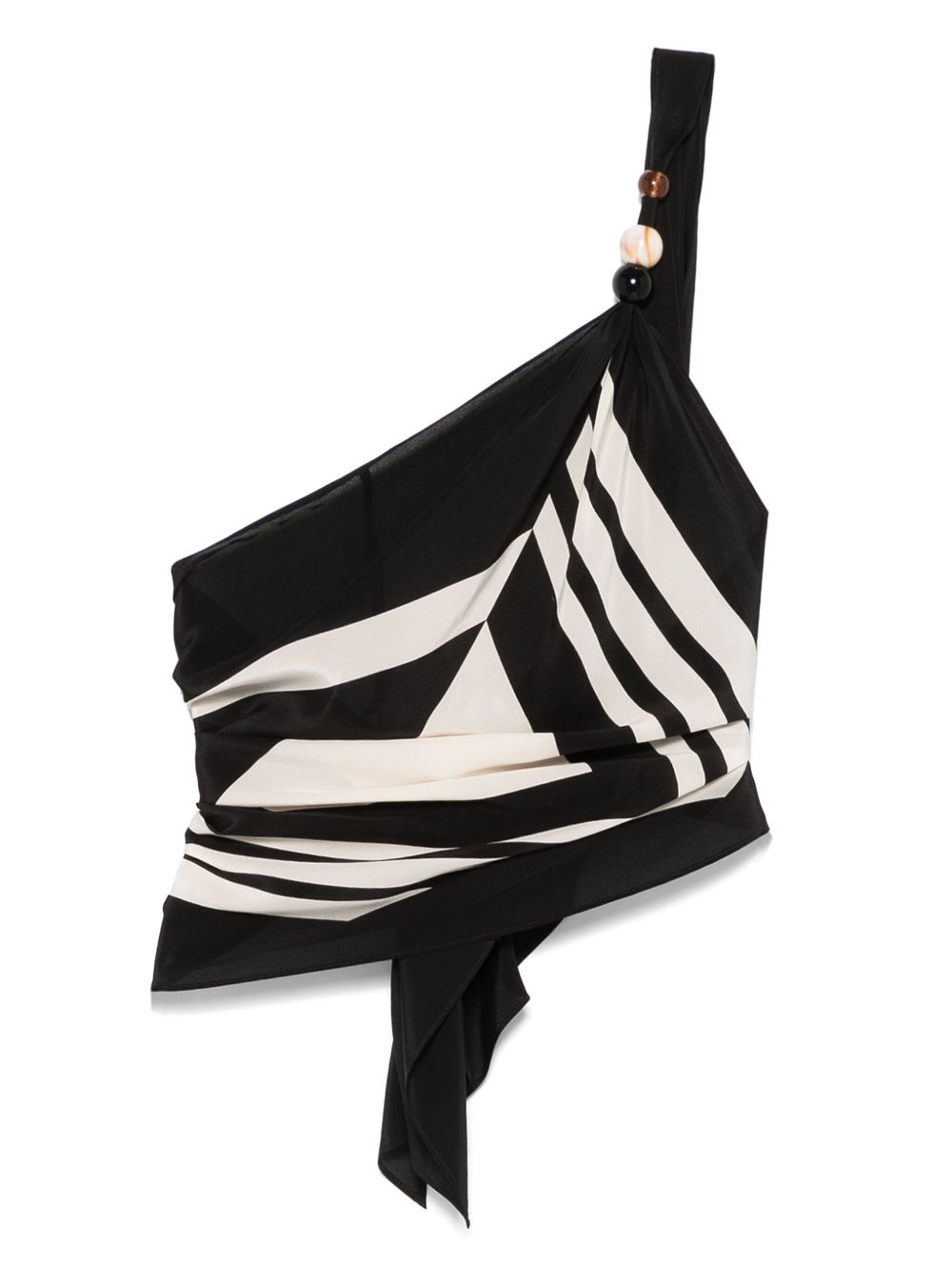 Printed top - Black