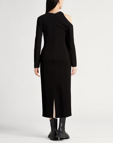 Woman Midi dress Black Size 6 Viscose, Polyamide, Elastane