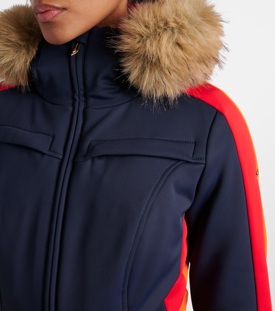 Suvi faux fur-trimmed ski jumpsuit