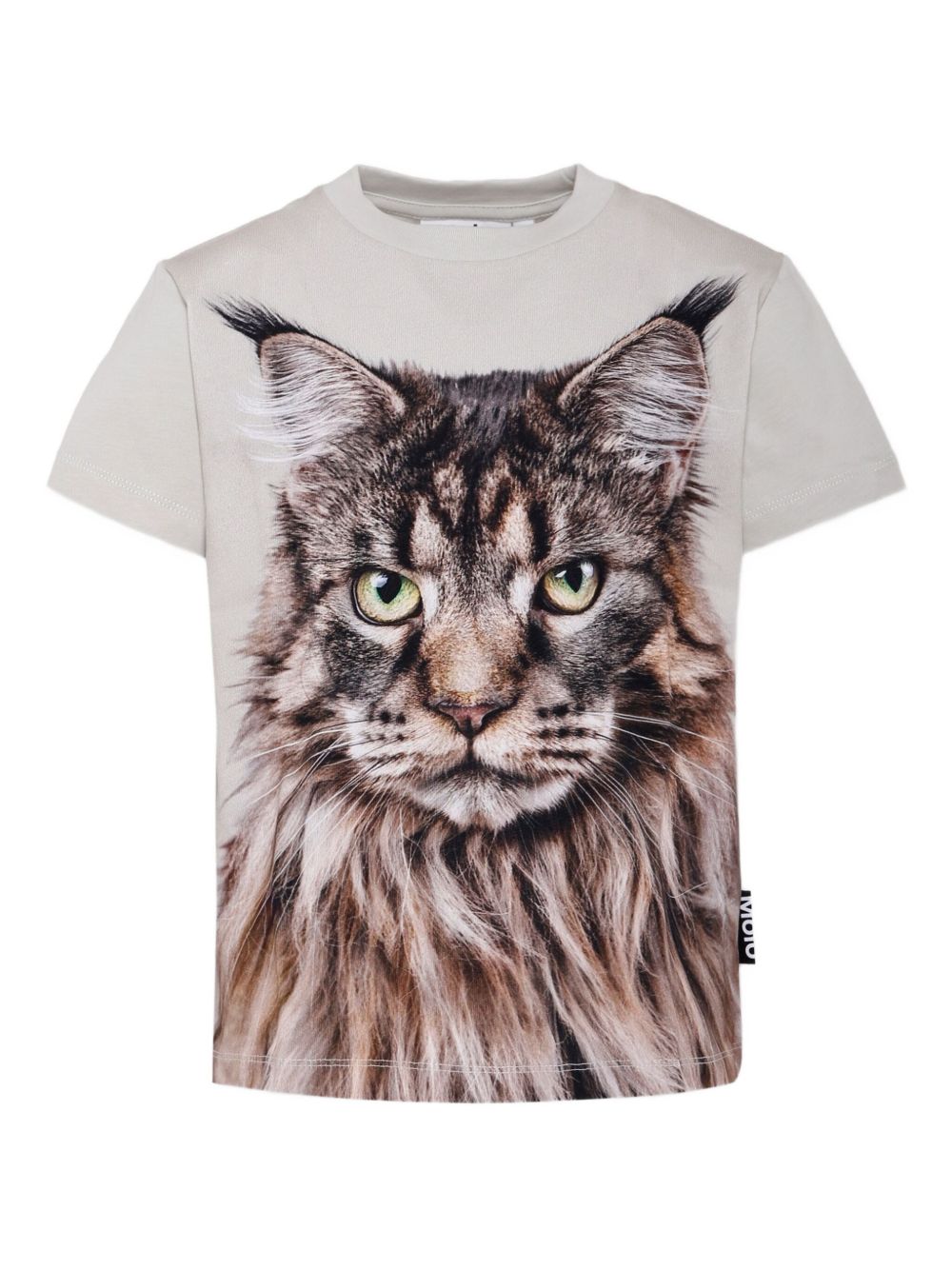Roxo cat-print T-shirt - Neutrals