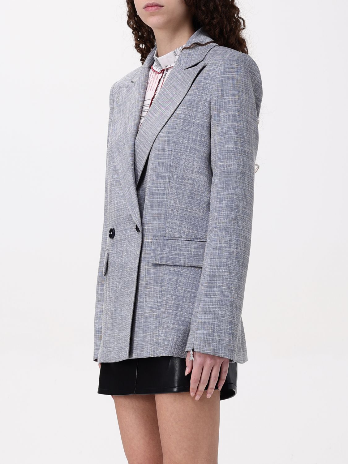 Checked blazer - Grey